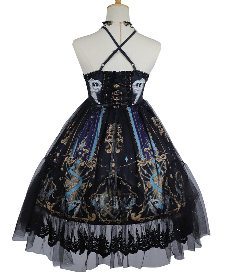[Pre-order] Gothic Dark Black Lolita Dress