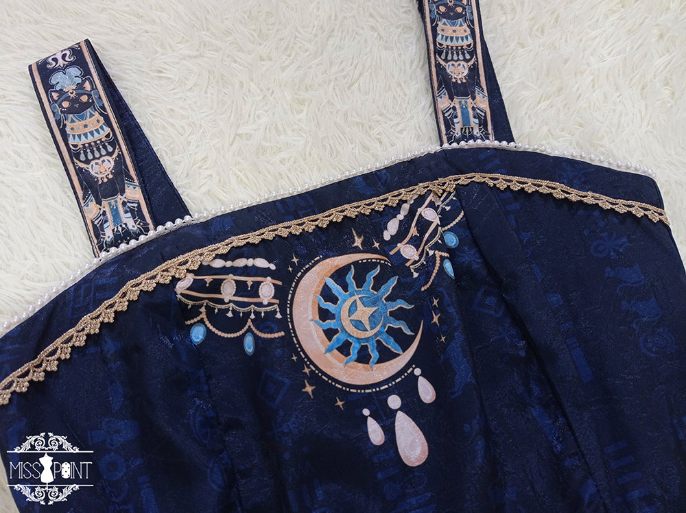 [Pre-order] Twilight Egyptian Lolita Shoulder Strap Jumper Skirt