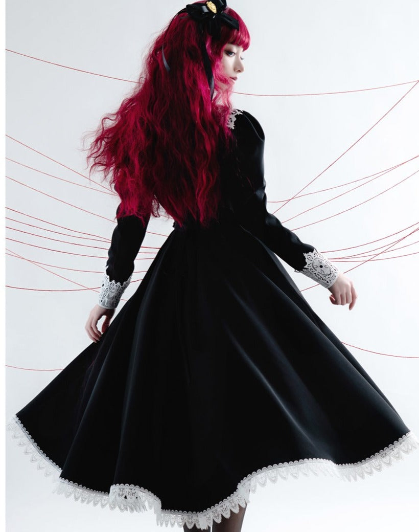 Princess, All the Best Retro Long Sleeve Dress Long Type