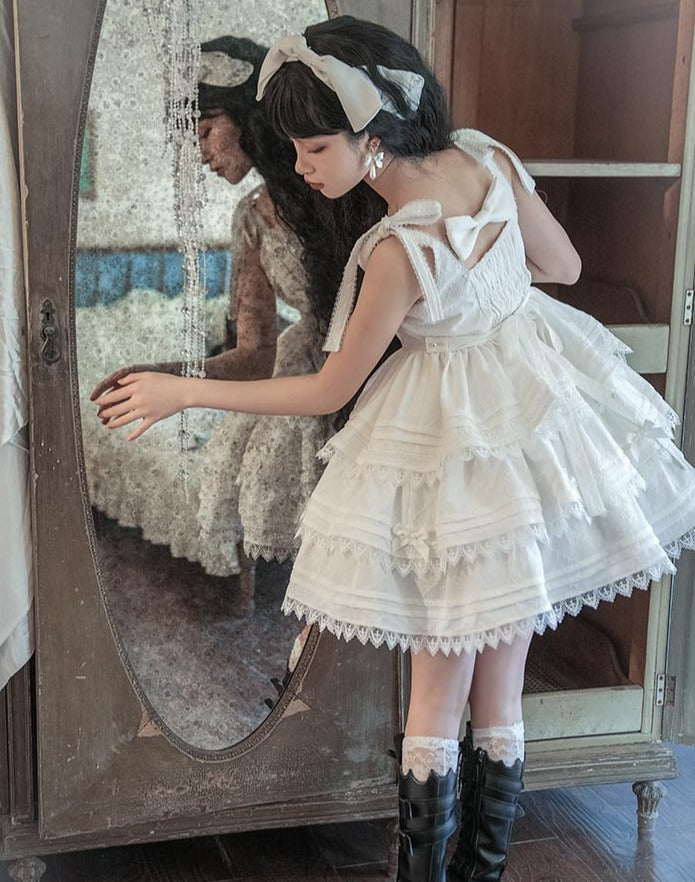 Prisoned Swan Lake 白鳥と黒鳥のジャンパースカート