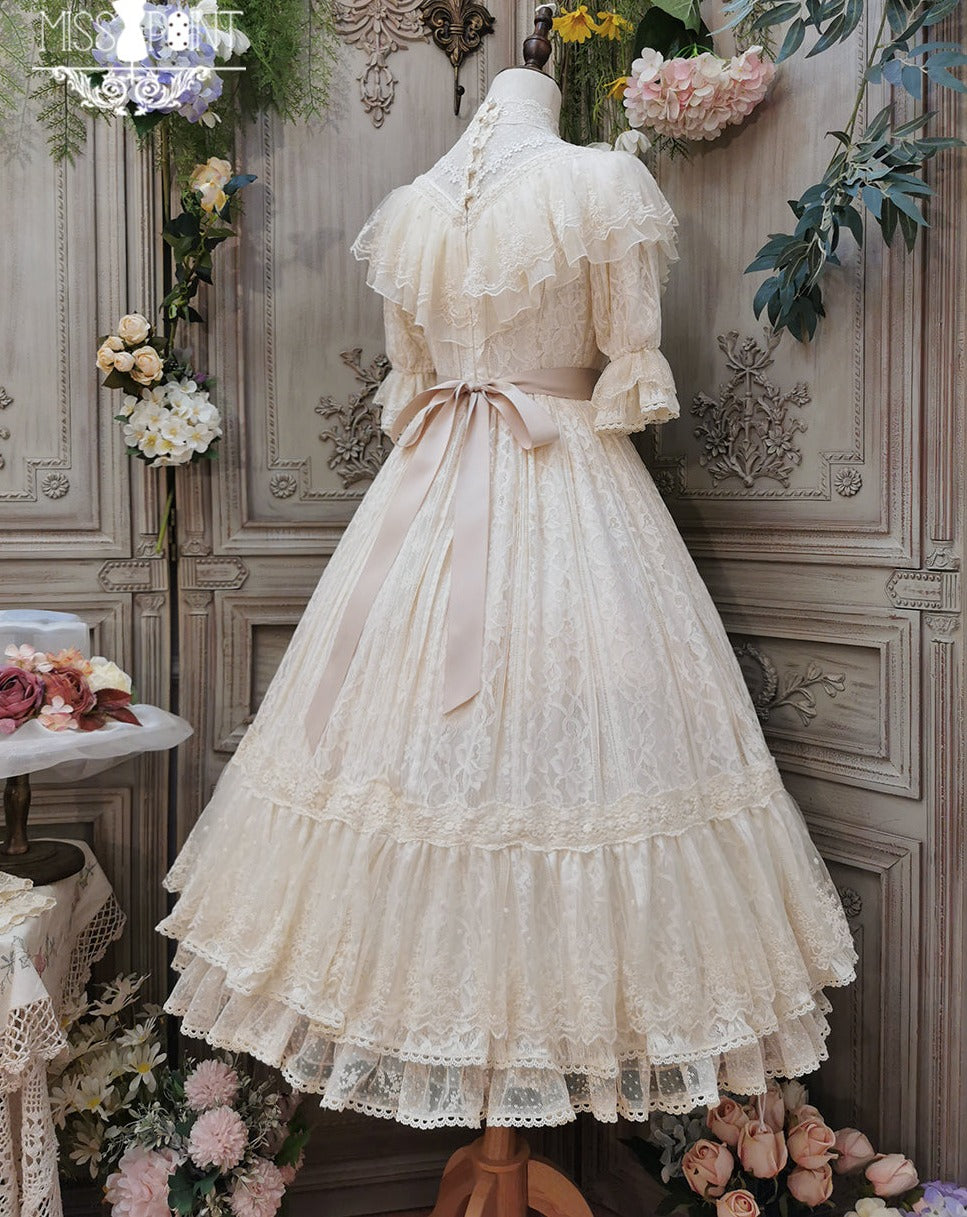 [Pre-order] Edwardian Elegant Lace Classic Lolita Dress