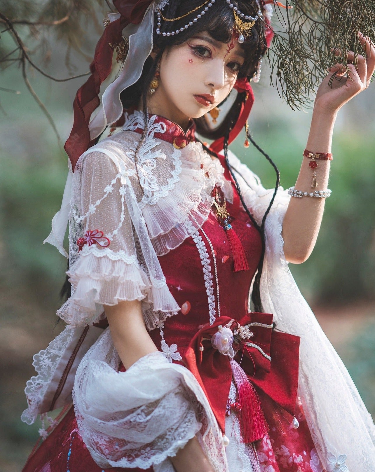 九色鹿 華ロリ プリンセスドレスフルセット