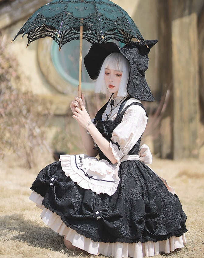 魔女メイド ゴスロリジャンパースカート