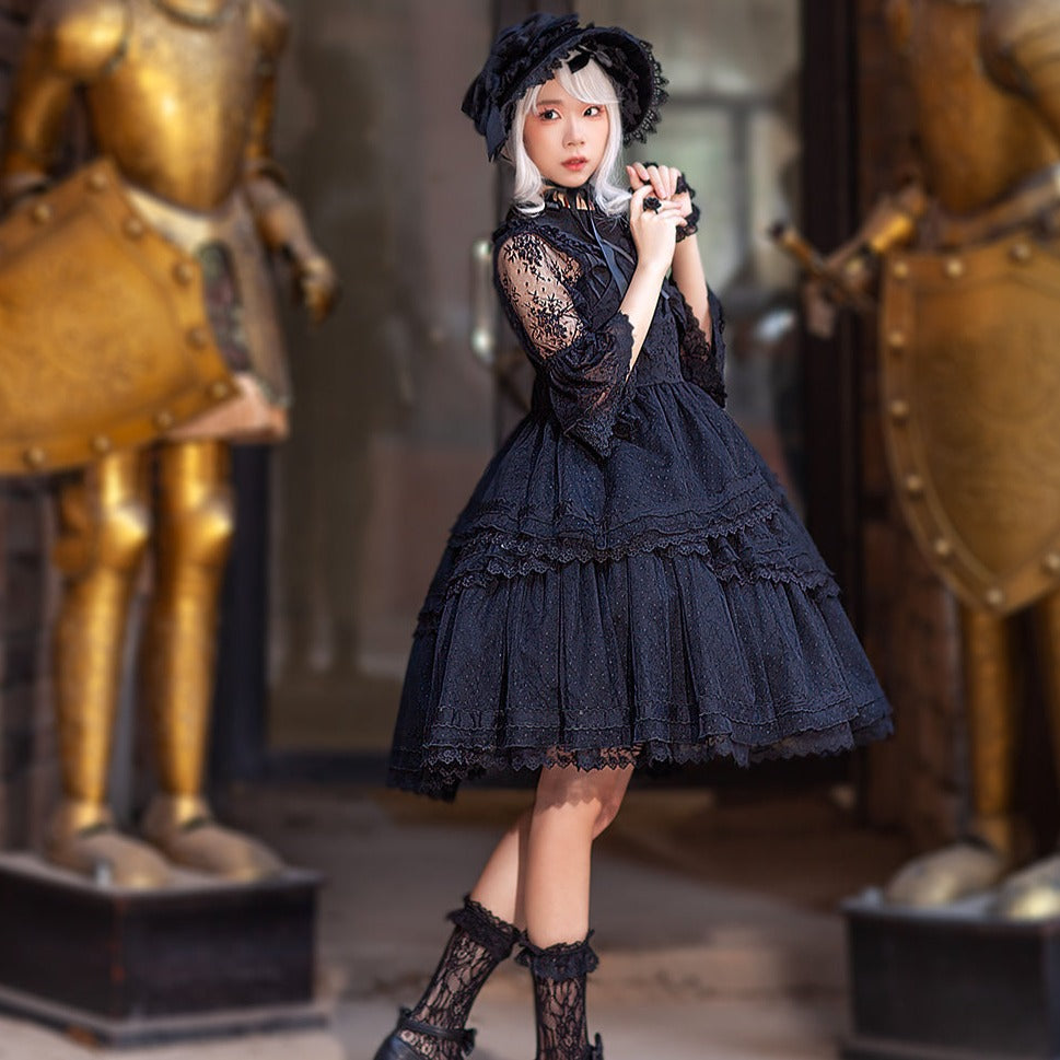 Tower of DawnJacquard cotton jumper skirt