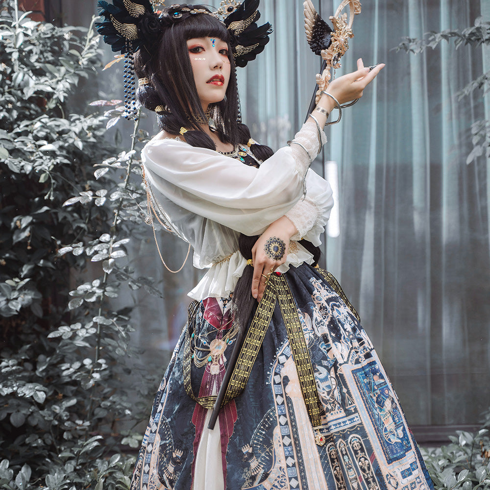 [Simultaneous purchase only] Twilight Egyptian Lolita Accessory, Sash Ribbon, etc.