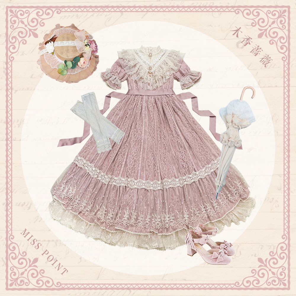[Pre-order] Edwardian Elegant Lace Classic Lolita Dress
