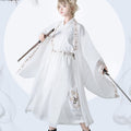 Prince style Crane embroidered flower loli haori