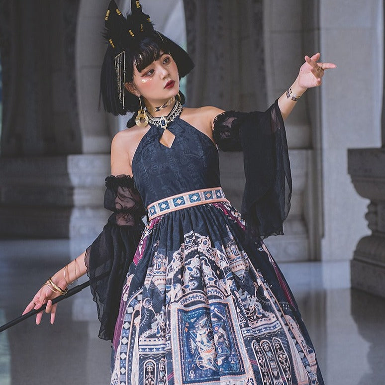 [Simultaneous purchase only] Twilight Egyptian Lolita Accessory, Sash Ribbon, etc.