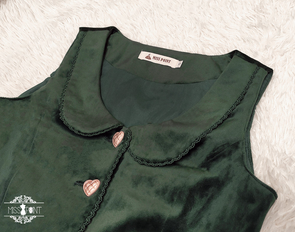 【予約販売】ベルベットの秋色クラシカルベスト