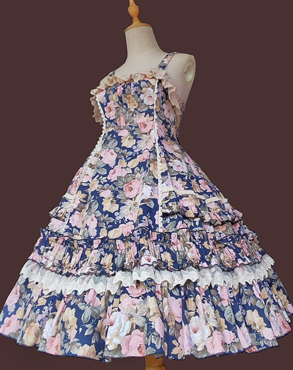 Wall of Rose Elegant Classical Jumper Skirt