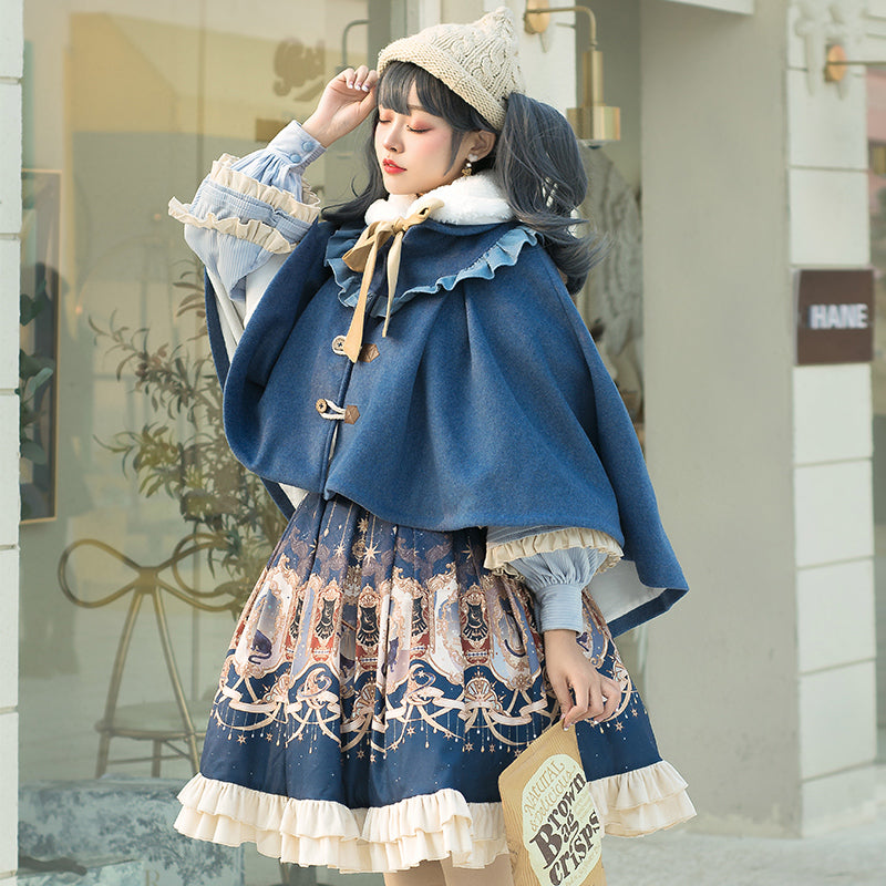 【予約販売】パレスプリント 青いスカートセット