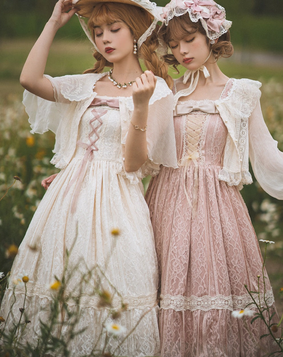 [Pre-order] Edwardian Elegant Lace Classic Lolita Jumper Skirt