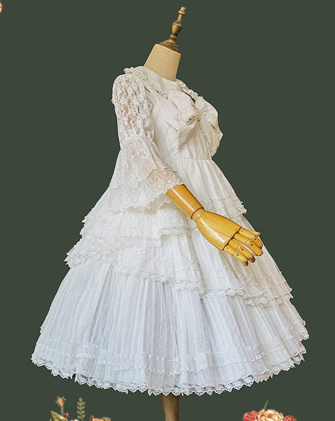 Tower of DawnJacquard cotton jumper skirt