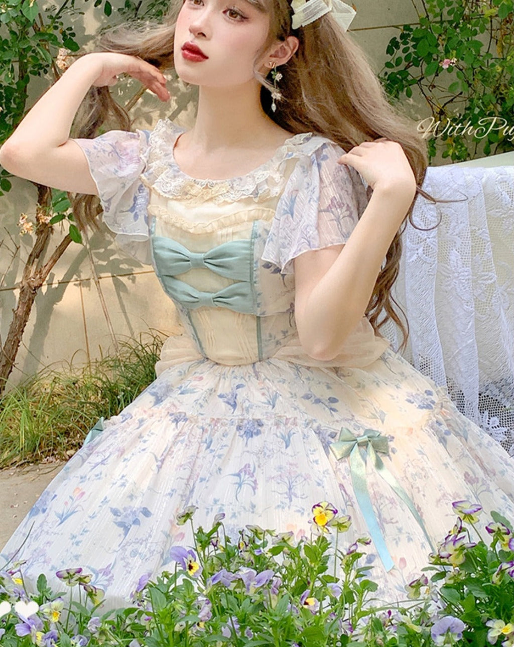 Summer Flower Wall Classical Dress All 3 types