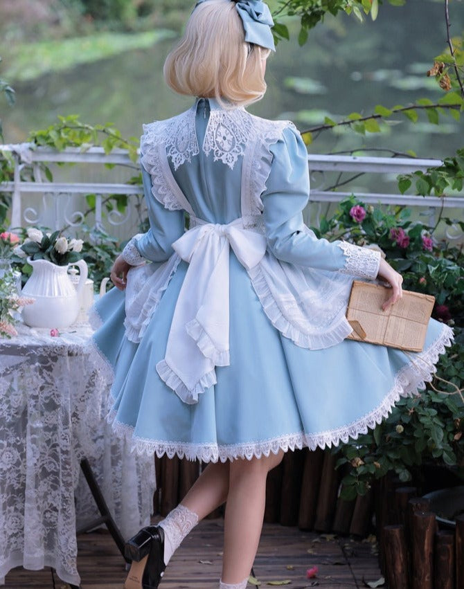 Princess, All the Best Retro Long Sleeve Dress Short Type