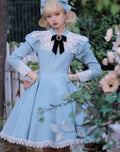Princess, All the Best Retro Long Sleeve Dress Short Type