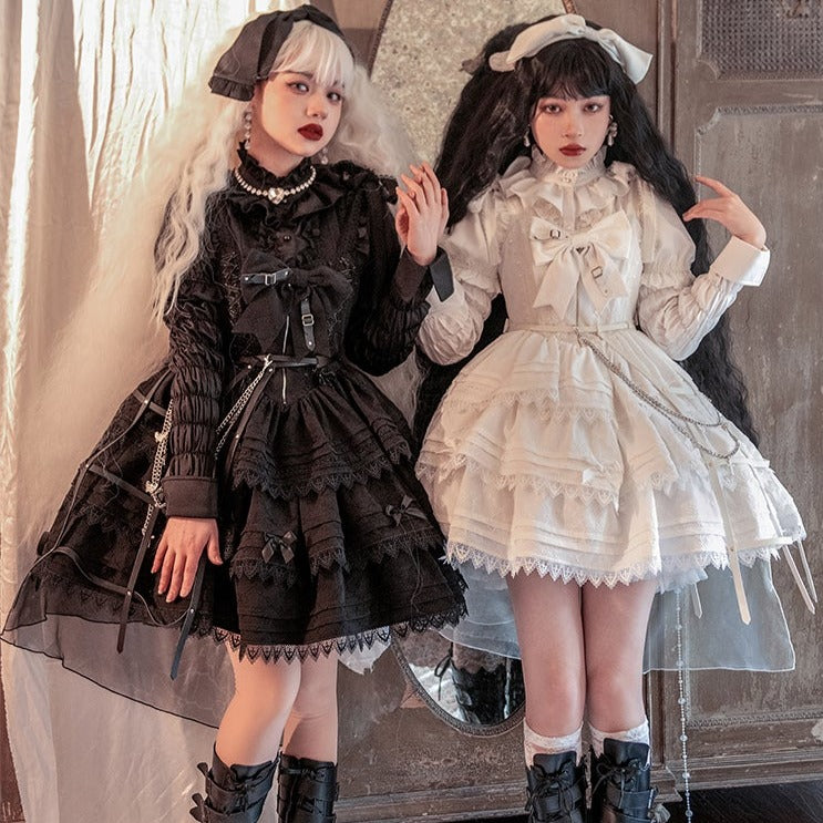 Prisoned Swan Lake 白鳥と黒鳥のジャンパースカート