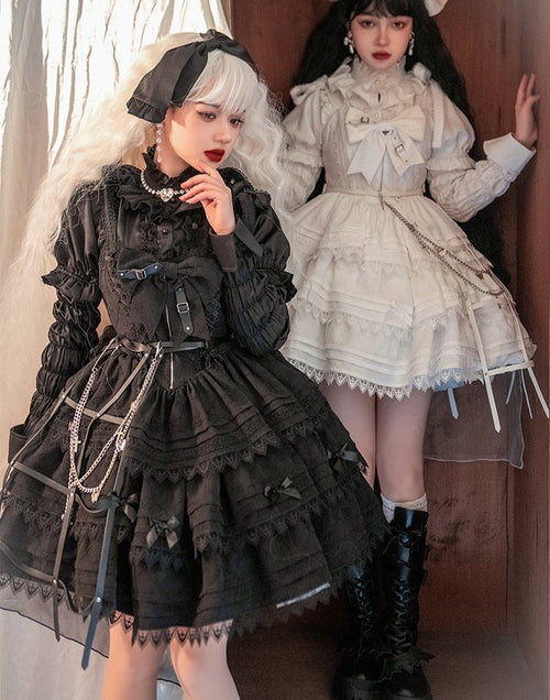 Prisoned Swan Lake 白鳥と黒鳥のジャンパースカート