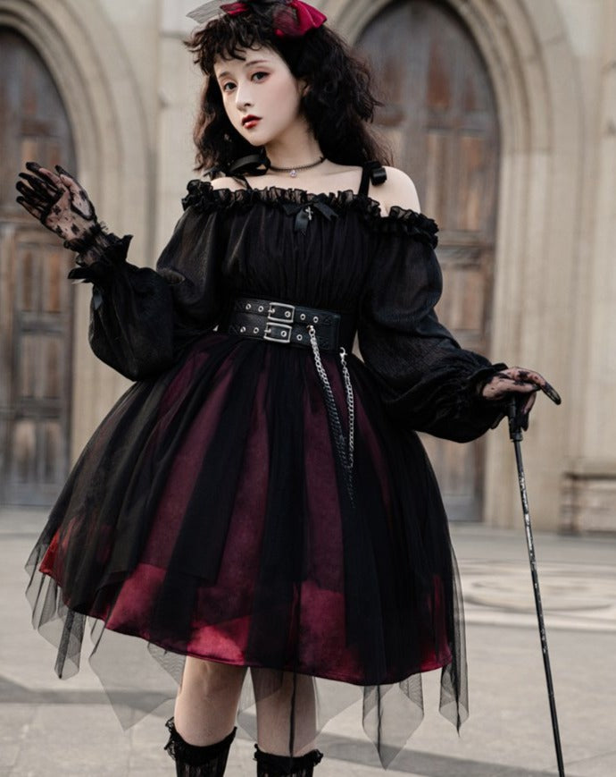 Tulle Layered Elegant Gothic Lolita Dress