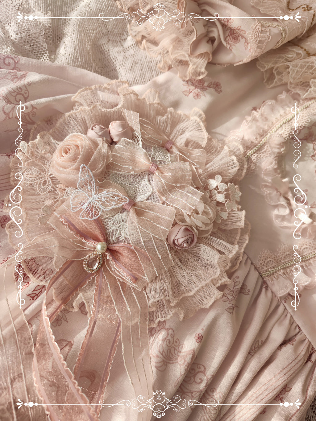 Territory of Sunset Ruffle and Lace Princess Dress