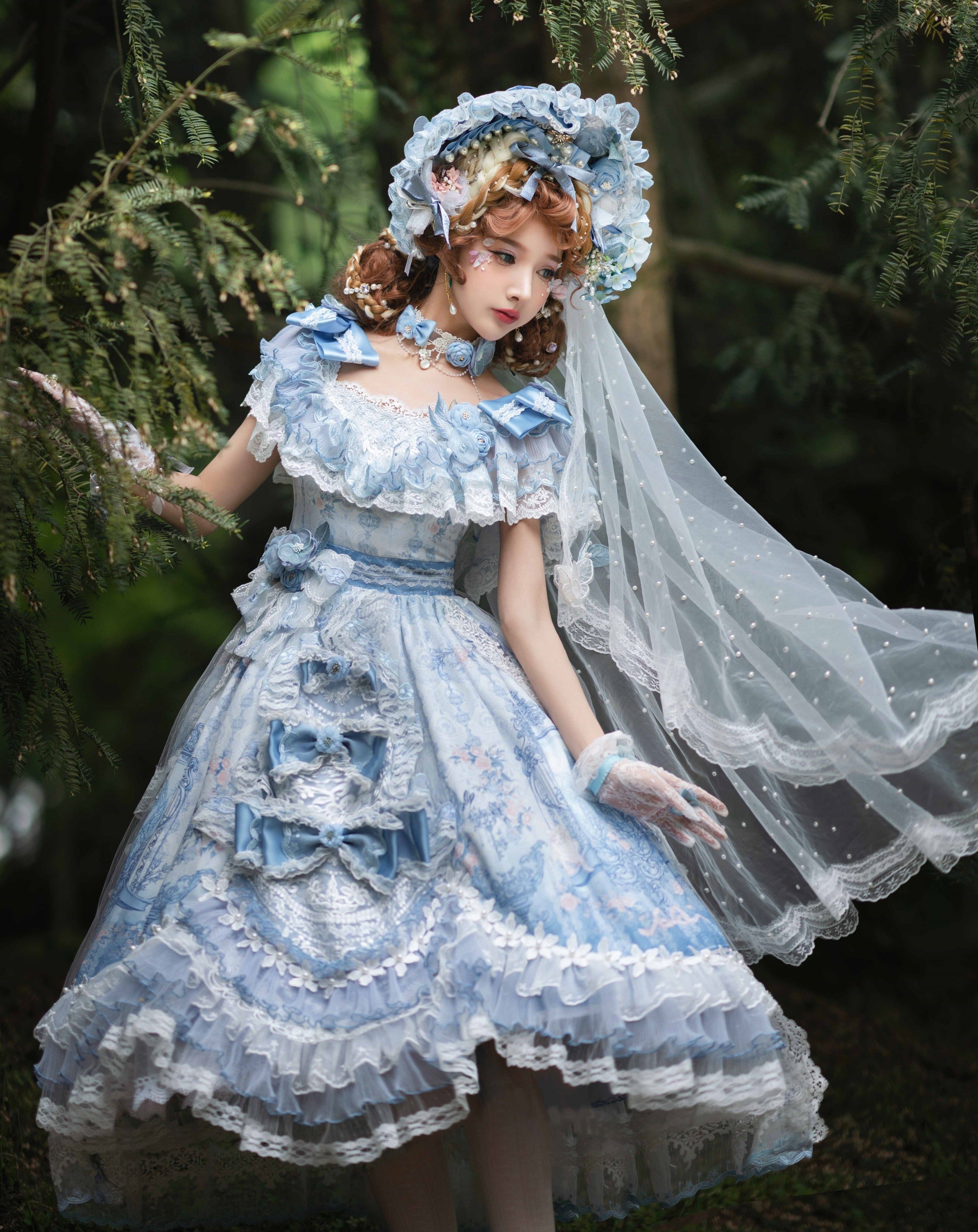 Secret Key Rococo Flower Princess Dress Full Set