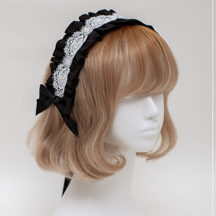 Classical cotton jacquard headdress and sleeves