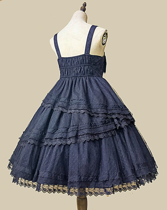 Tower of DawnJacquard cotton jumper skirt