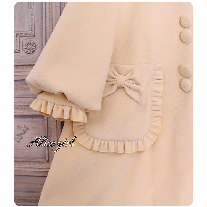 pastel ribbon coat