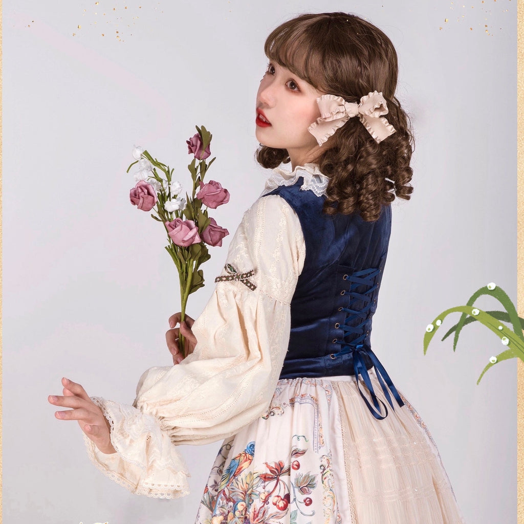 [Pre-order] Bavarian Girl Country-style Bone Vest