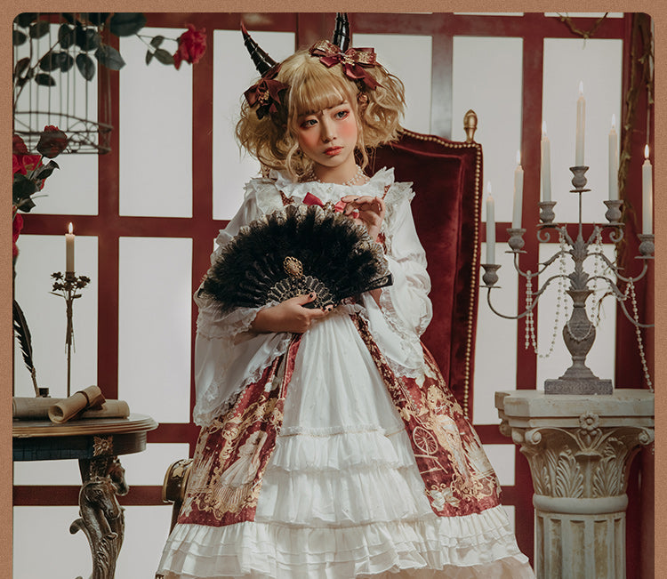 sleeping beauty frill jumper skirt