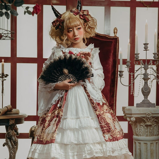 sleeping beauty frill jumper skirt
