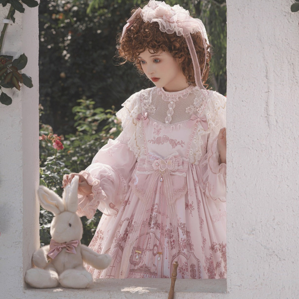 Territory of Sunset Ruffle and Lace Princess Dress