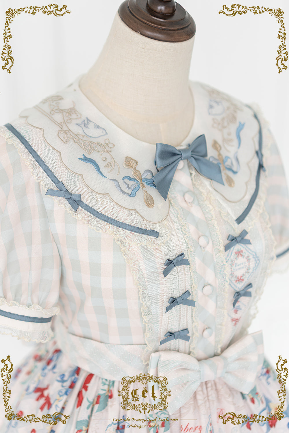 Porcelain Teaparty pastel dress