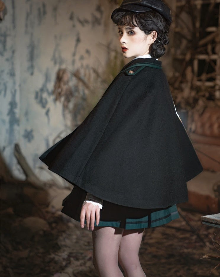Magic academy setup with uniform style cloak
