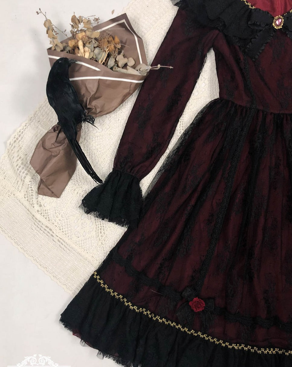 [Pre-order] Dark Elegant Gothic Lolita Dress at Dusk