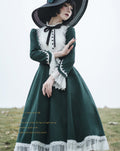 Freya's Fall Classical Lace Sleeve Dress