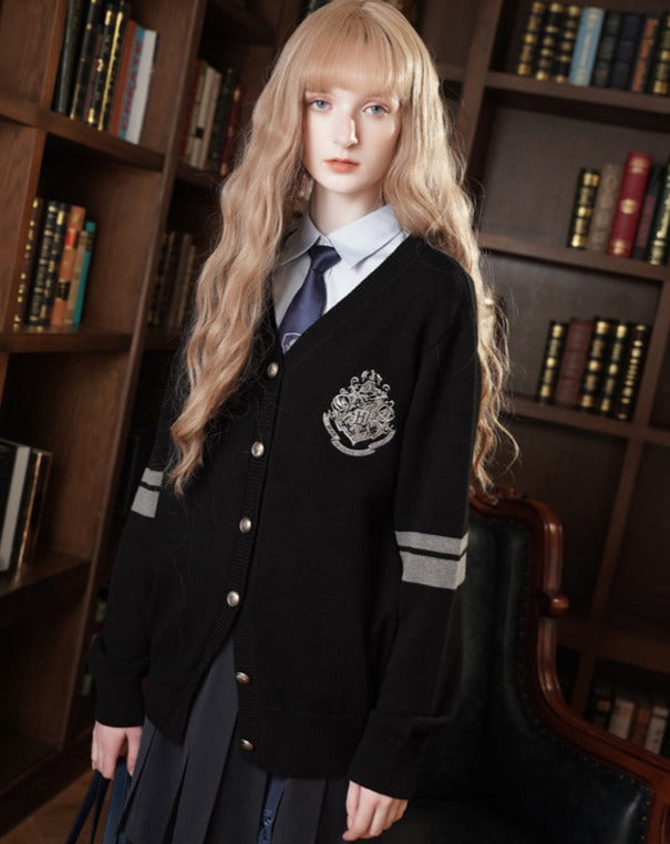 Hogwarts School of Witchcraft and Wizardry Emblem Cardigan