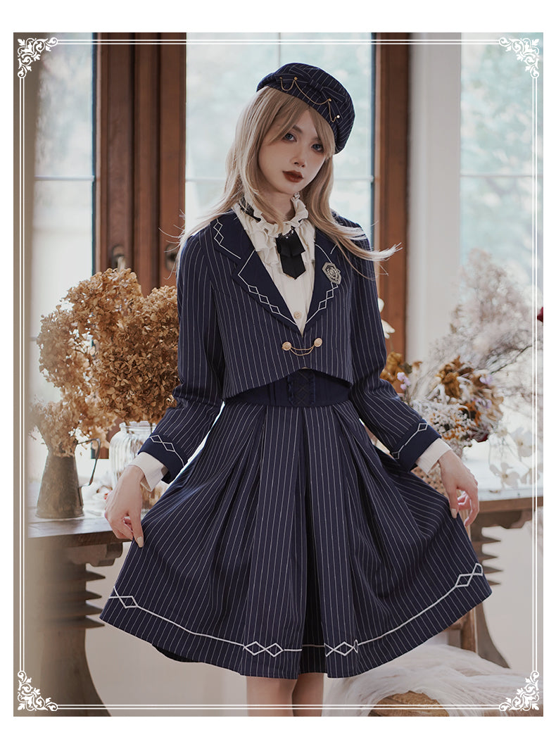 [Pre-order] Sakurajima Gakuin school uniform stripe setup