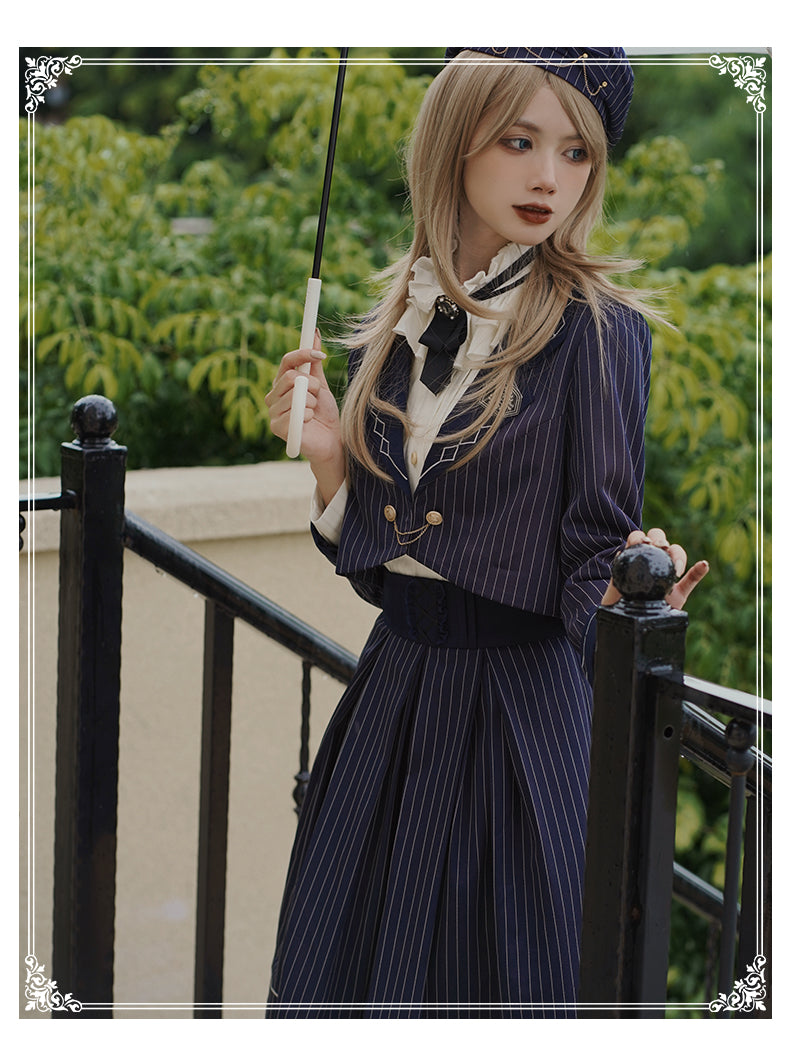 [Pre-order] Sakurajima Gakuin school uniform stripe setup