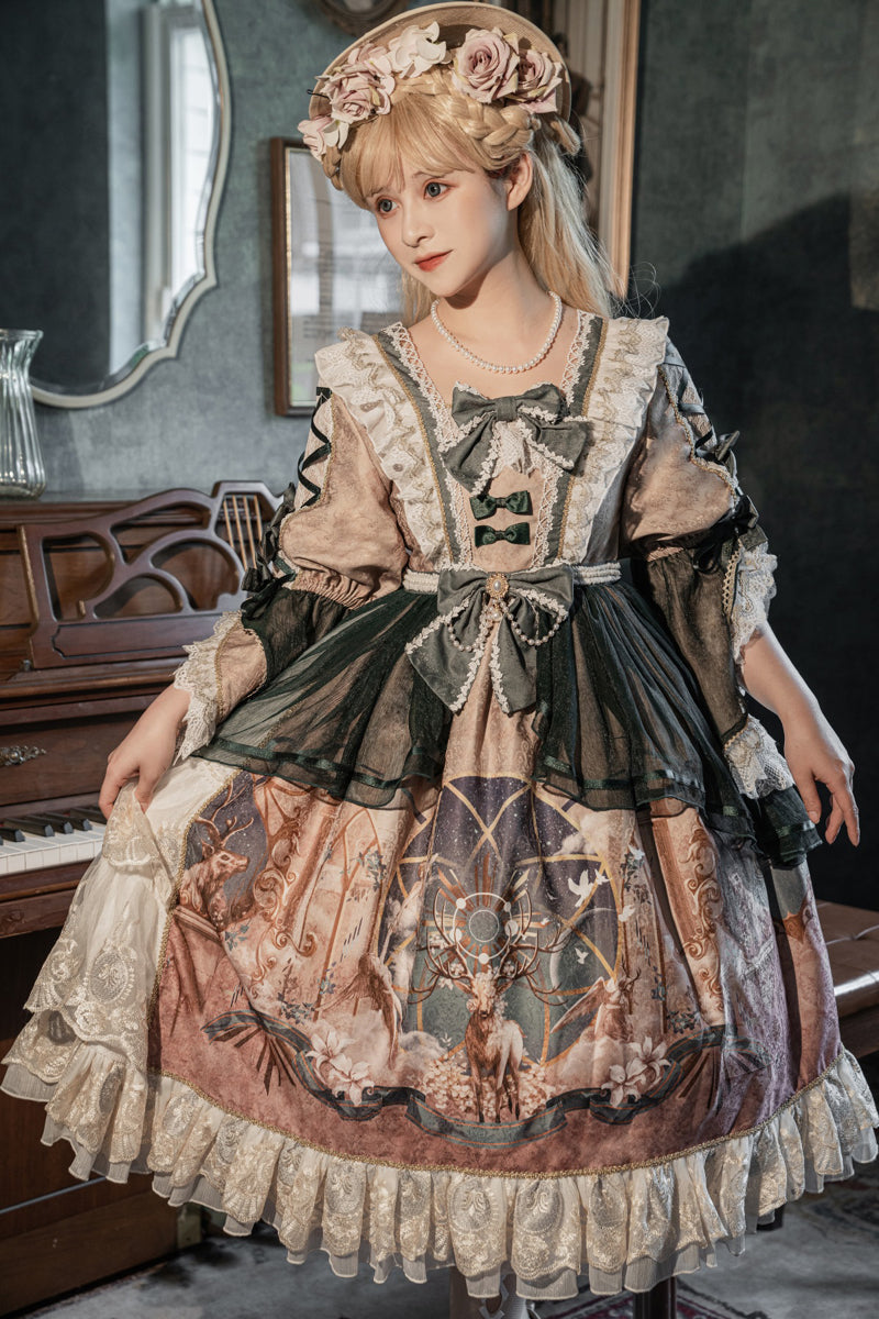Classic Carole Lolita Dress full of retro feeling