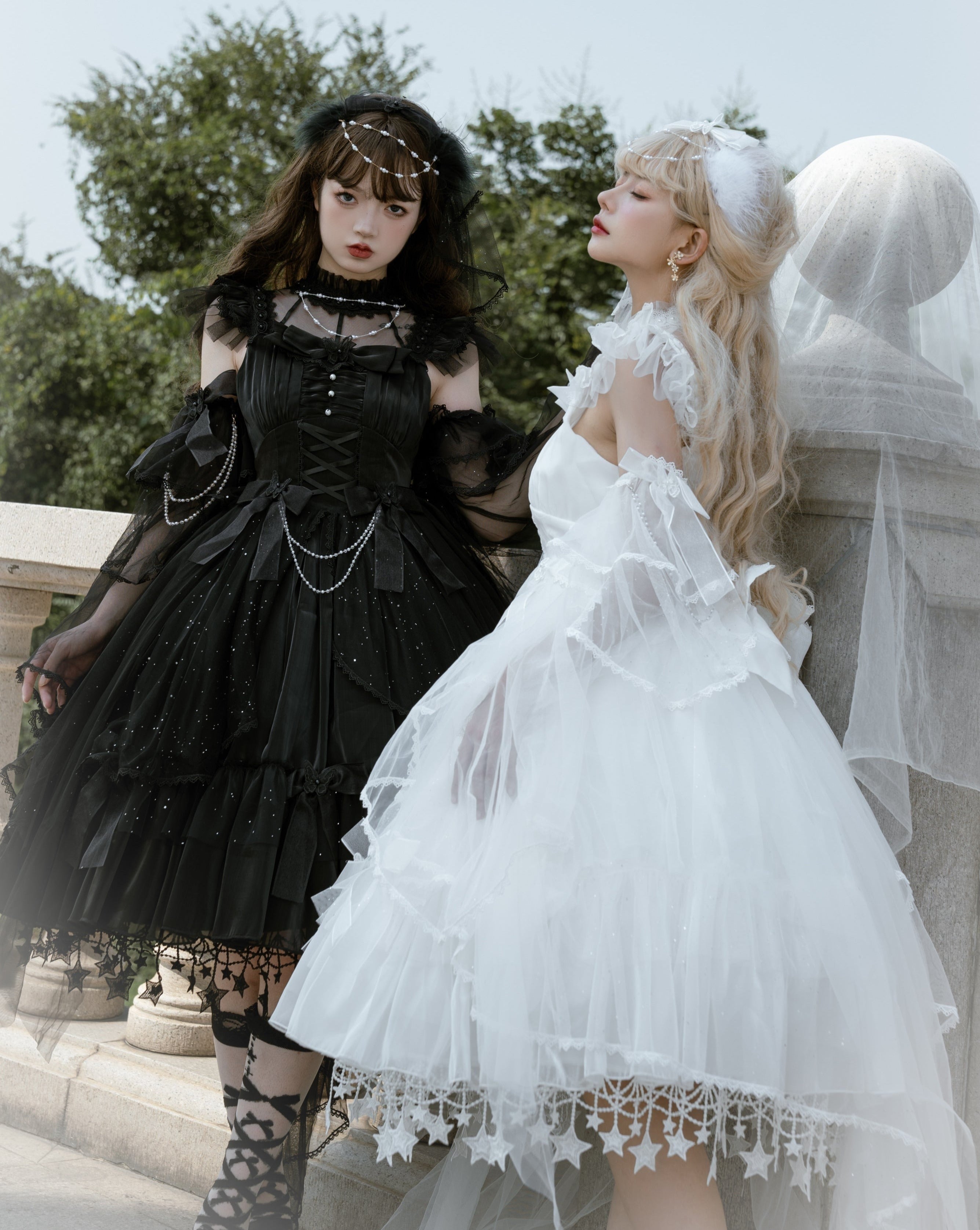 Moonlight Melody Elegant Princess Dress・Full Set