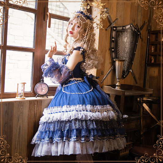 [Pre-order] Starry Sky Elegant Lolita Dress
