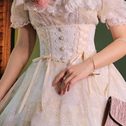 lolita lace corset