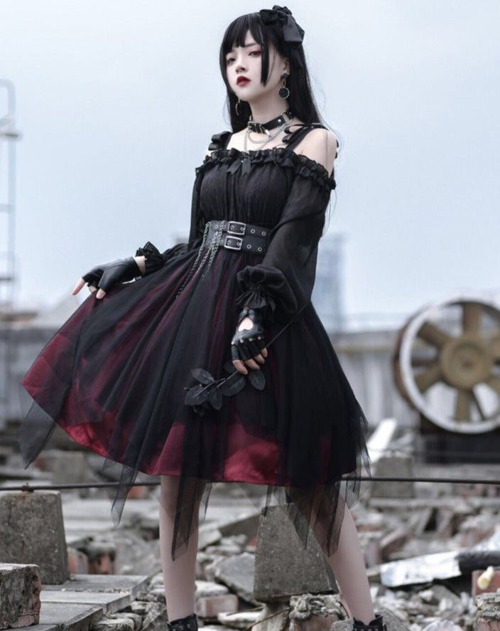 Tulle Layered Elegant Gothic Lolita Dress