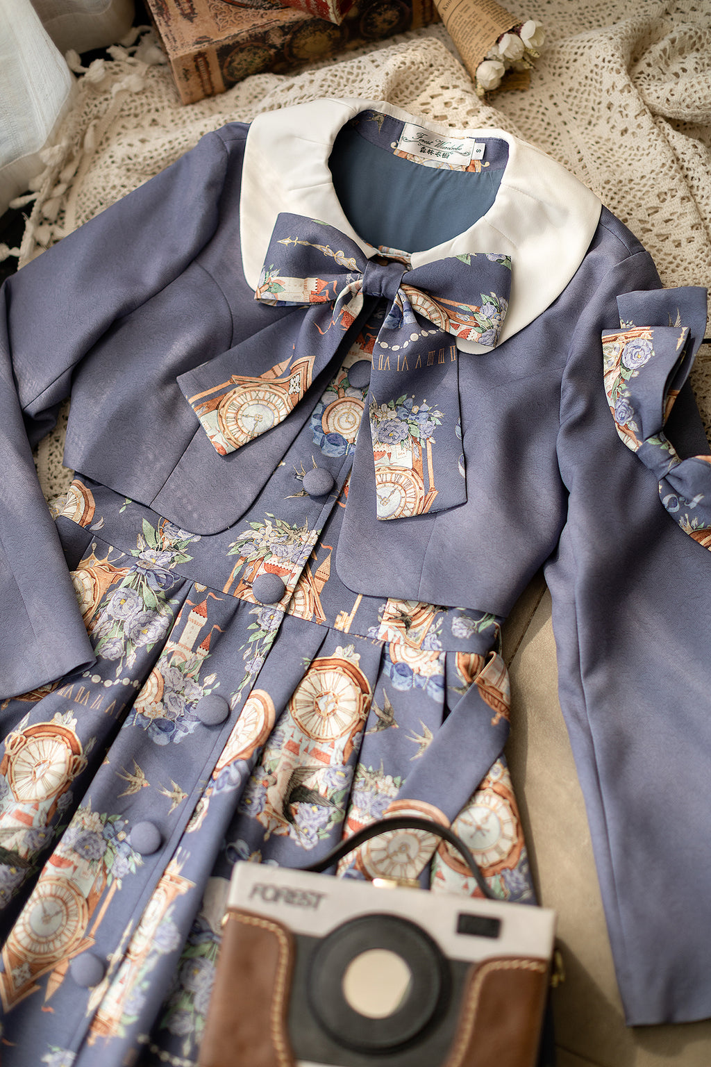 Eternal Echo Classic dress and jacket setup with headband