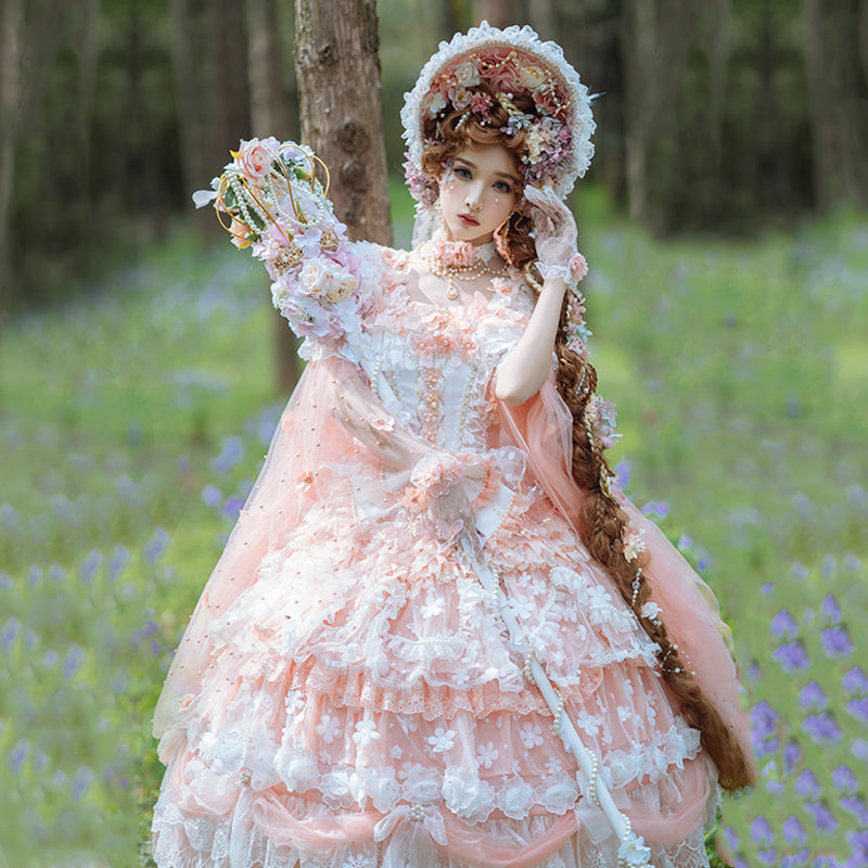 Fairy Fairy Flower and ribbon sweet princess dress