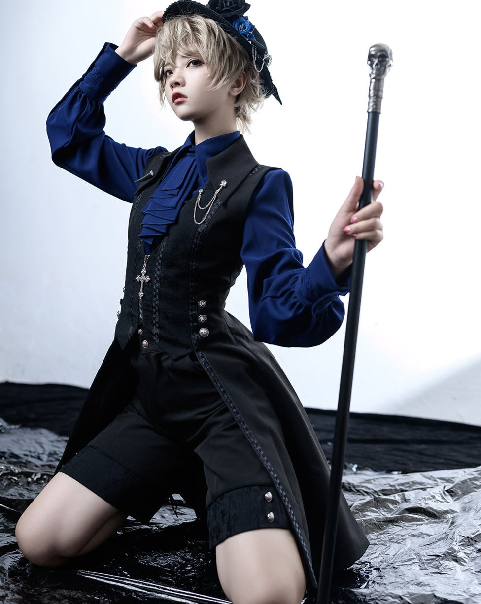 【予約販売】皇子系ロリィタ 中世風ロングベスト