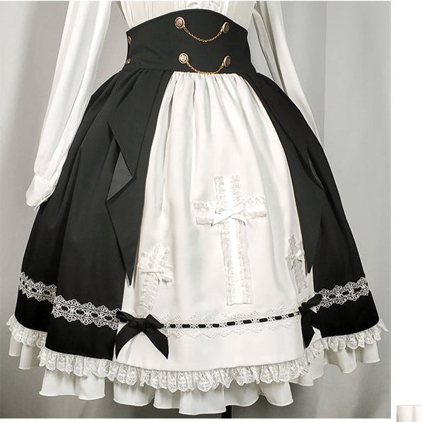 [Pre-order] Holy academy Gakuin Gothic Lolita skirt and cape setup 