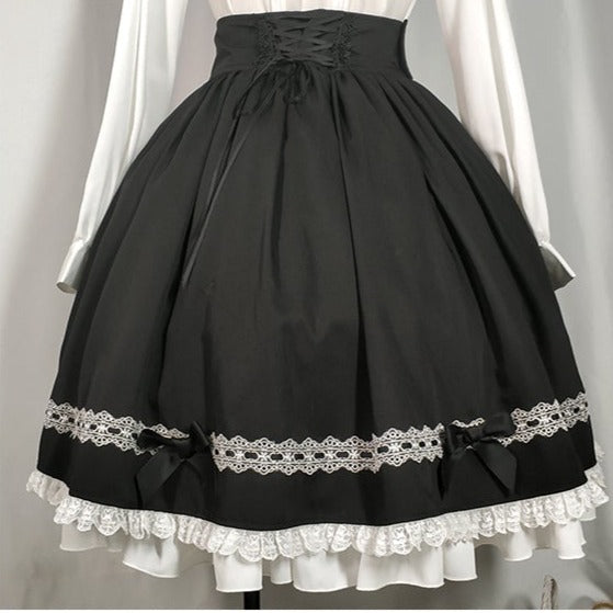[Pre-order] Holy academy Gakuin Gothic Lolita skirt and cape setup 