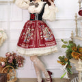 [Pre-order] Bavarian Girl Country-style Jumper Skirt [Short Type]